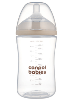 CANPOL BABIES Lutipudel koos Lutiga  NATURAL SHAPE, 260 ml, 35/401 