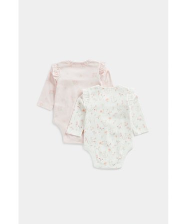 MOTHERCARE pikkade varrukatega bodi, 2tk., FB313 648756