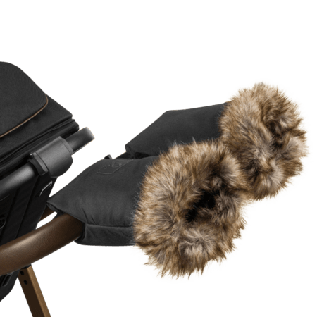 LIONELO kaheosalised kindad käru jaoks, Black, LO-HANDMUFF 