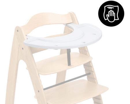 HAUCK kandik söötmistoolile ARKETA PLAY TRAY, White, 808072 