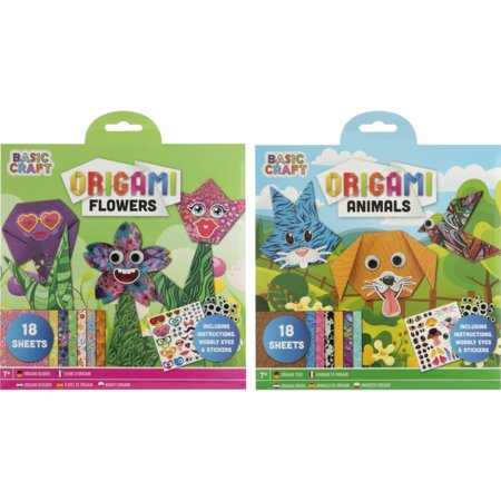 MOXY loovkomplekt "Origami lilled/loomad", assortii., 100096 