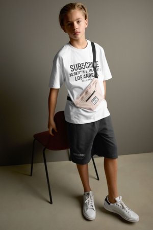 NEXT lühikeste varrukatega t-särk, lühikesed püksid ja käekott, AG3518 140