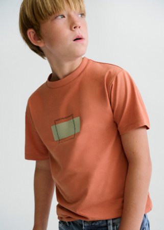 MAYORAL lühikeste varrukatega t-särk, copper, 6.028-96, 140 cm 