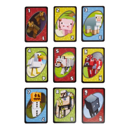 MATTEL GAMES UNO kaardid Minecraft, FPD61 