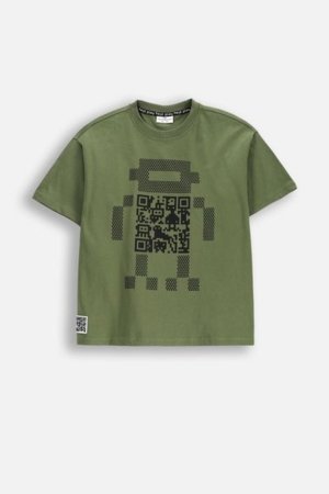 COCCODRILLO lühikeste varrukatega särk GAMER BOY JUNIOR, roheline, WC5143201GBJ-027-164, 164 cm 