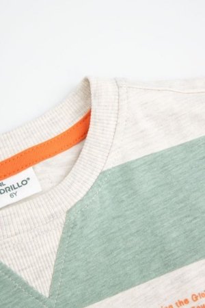 COCCODRILLO pikkade varrukatega särk SAGE TIME BOY KIDS, värv, WC5143101SBK-022-122, 122 cm 