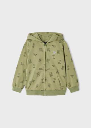 MAYORAL kapuutsiga tõmblukuga pusa 5D, kiwi, 3454-7 3454-7