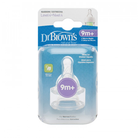 DR.BROWNS tase silikoon lutt 9k+ 2 tk 313-INTL 313-INTL