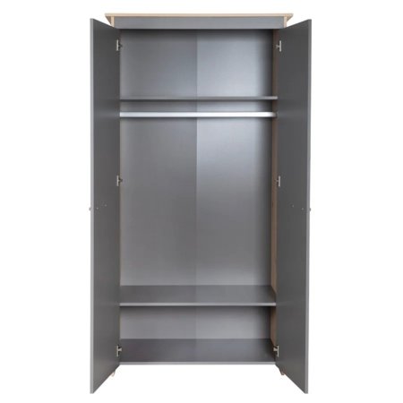 ROBA kaheukseline kapp ANNA, Anthracite/Natural, 1621865 