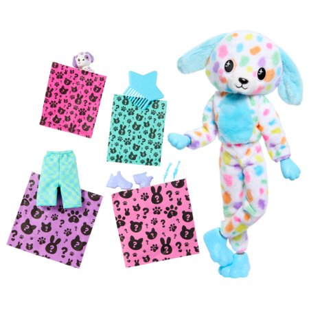 BARBIE Cutie Reveal unistuste seeria üllatusnukk Dalmaatsiakoer, HRK41 