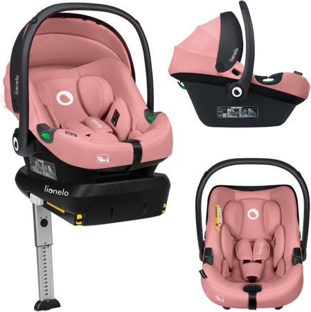 LIONELO turvatool alusega ISOFIX ASTRID I-SIZE, Pink coral, 40-87 cm. 