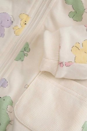 COCCODRILLO hüppaja HAPPY PUPPY GIRL NEWBORN, kreemjas, ZC5132601HGN-002-086, 86 cm 