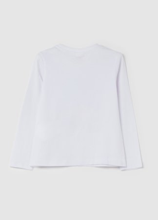 OVS pikkade varrukatega t-särk, valged, 140 cm, 002093998 
