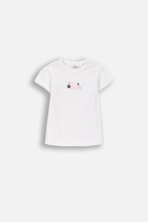 COCCODRILLO lühikeste varrukatega t-särk, valged, suurus 