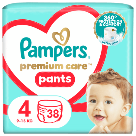 PAMPERS Premium Care püksmähkmed, suurus 4, 9-15kg, 38 tk, 81750548 