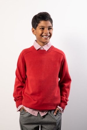 COCCODRILLO kampsun, punane, ZC5172103EJB-009-134, 134 cm 