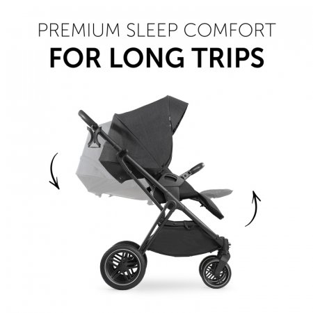 HAUCK jalutuskäru VISION X SET 2in1, Melange Black, 165232 165232