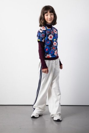 COCCODRILLO püksid ACADEMY GIRL JUNIOR, kreemjas, cm