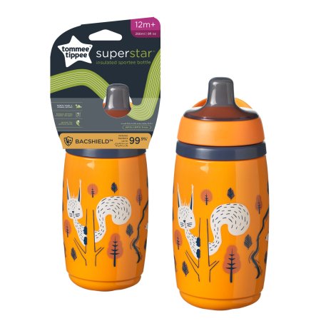 TOMMEE TIPPEE joogipudel 1X INS SPORTEE 266 ml, assort., 447800 
