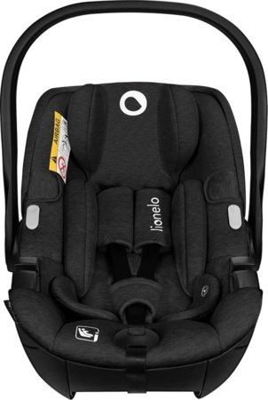 LIONELO turvahäll alusega ISOFIX MOXIE I-SIZE, Black carbon, 40-87 cm. 