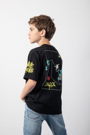 COCCODRILLO t-särk SPORTS BOY JUNIOR, must, cm 