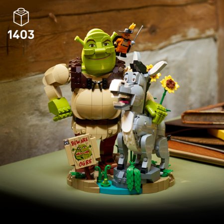 72423 LEGO® Shrek: Shrek, Eesel ja Saabastega Kass 
