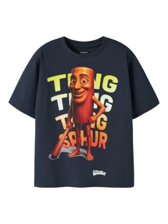 NAME IT BRAINROT lühikeste varrukatega t-särk, 13260402-282D3C, 