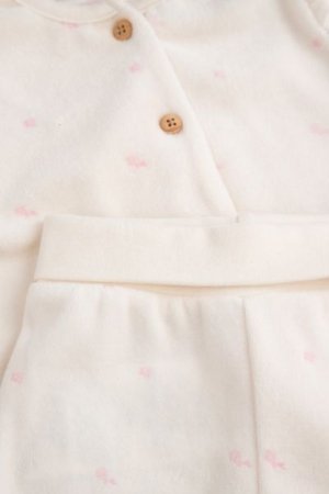 COCCODRILLO komplekt HAPPY PUPPY GIRL NEWBORN, kreemjas, cm 