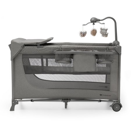 KINDERKRAFT reisivoodi koos tarvikutega JOY 2 dark grey AC, KLJOY02DGR000AC 
