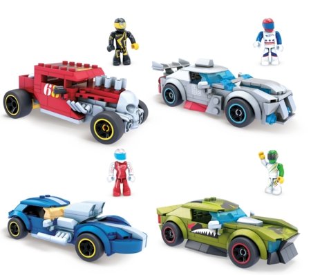 MEGA CONSTRUX HOT WHEELS konstruktor Racer sort., GVM28 GVM28