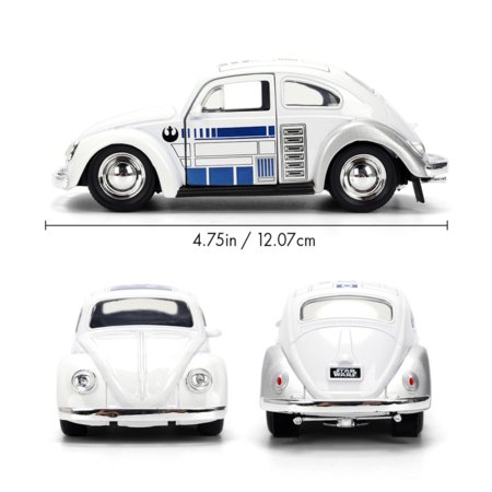 JADA Star Wars 1:32 R2-D2 Volkswagen Beetle mudelauto, 9336982314R00 