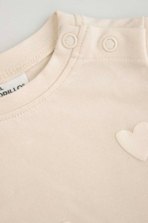 COCCODRILLO lühikeste varrukatega t-särk, beež, WC6143201HGN-003-062, 62 suurus 