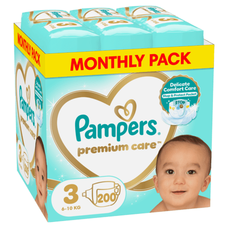 PAMPERS Mähkmed Premium Care 3 suurus, 200 tk, 81784128 