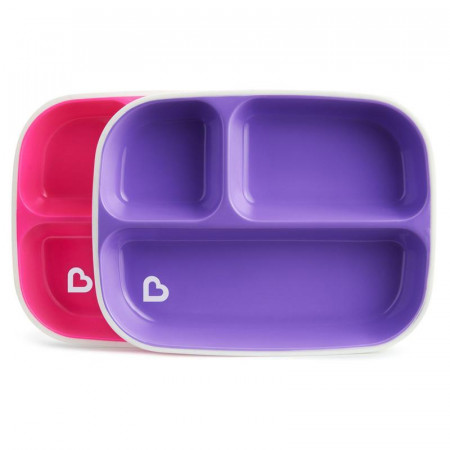 MUNCHKIN taldrik sektoritega 2tk 6k+ Splash 91521 012448