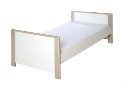 ROBA muudetav voodi OLAF, 70x140 cm., White/Luna elm, 1911777 