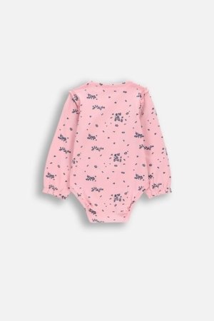 COCCODRILLO pikkade varrukatega bodi, roosa, suurus 