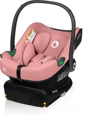 LIONELO turvatool alusega ISOFIX ASTRID I-SIZE, Pink coral, 40-87 cm. 