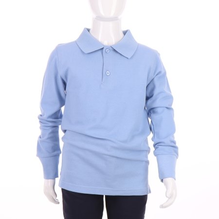 MAMAJUM long sleeved polo 10-000006, sinene, 122/128 cm 