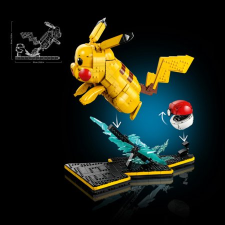 72152 LEGO® Pokémon™ Pikachu ja Poképall 