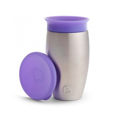 MUNCHKIN Sippy tass, lilla, Miracle 360, 12m+, 296ml, 90098 5190901