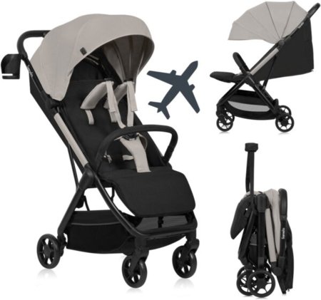 LIONELO jalutuskäru JULIE AIR, Beige sand 