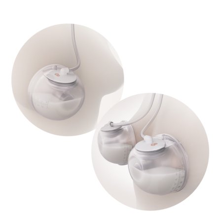 KINDERKRAFT topelt kaasaskantav elektriline rinnapump GENTLENEST, White, KEGENE00GLD0000 