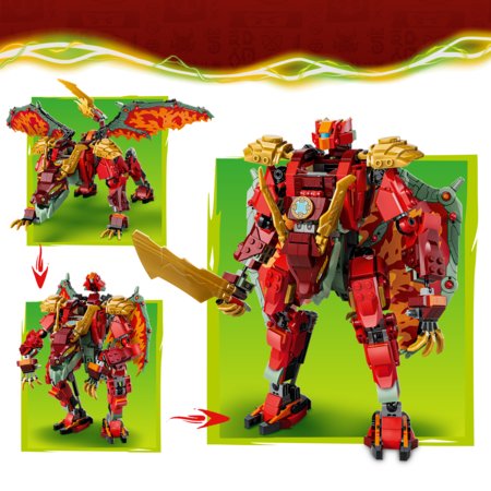 71868 LEGO® NINJAGO® Wyldfyre'i muutuv draakonirobot 