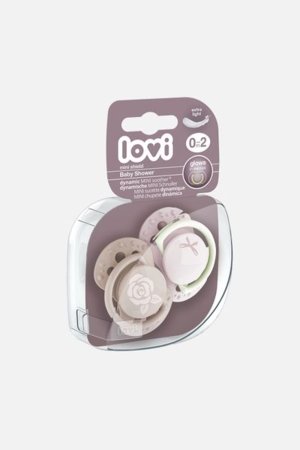 LOVI silikoonist dünaamiline lutt 0-2m 2 tk Baby Shower Girl, 22/900girl 22/900girl