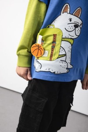 COCCODRILLO t-särk ACADEMY BOY KIDS, sinine, cm 