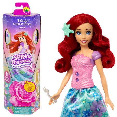 DISNEY PRINCESS Spin & Reveal Ariel üllatusnukk, HTV88 