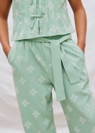 MAYORAL püksid, sage, 6.553-39, 128  cm 