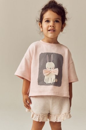 NEXT lühikeste varrukatega t-särk ja lühikesed püksid, E55507 92-98 