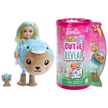 BARBIE Chelsea Cutie Reveal mõmmi delfiinikostüümis, HRK30 