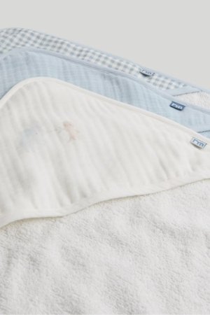MOTHERCARE beebirätik, 3 tk., sinine, AU87801, 75x75 cm 